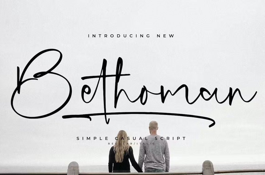 Bethoman Simple Font