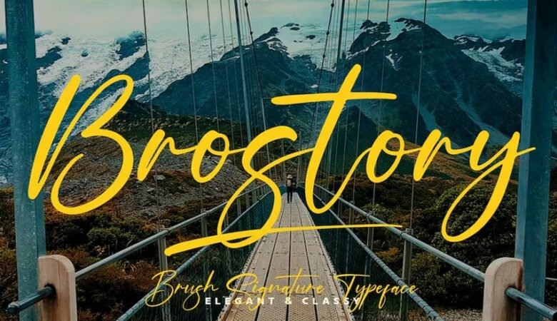 Brostory Font
