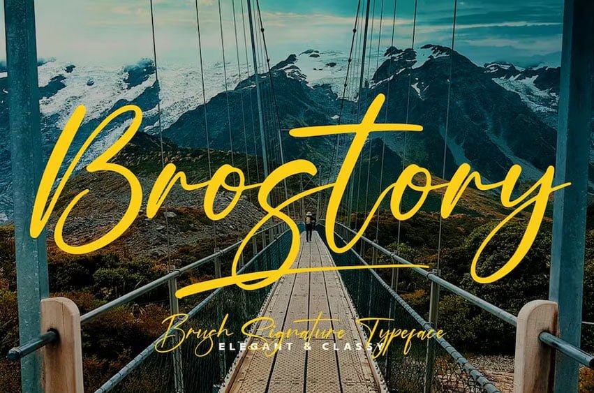 Brostory Font