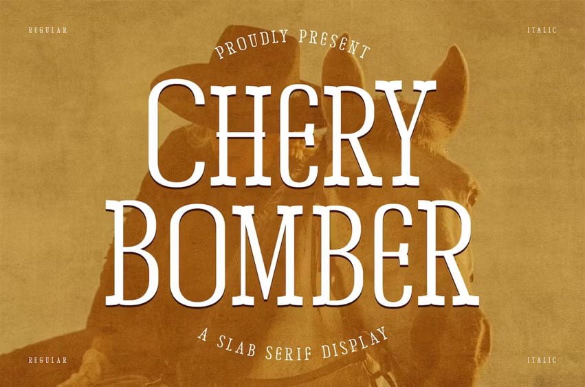 Chery Bomber Font