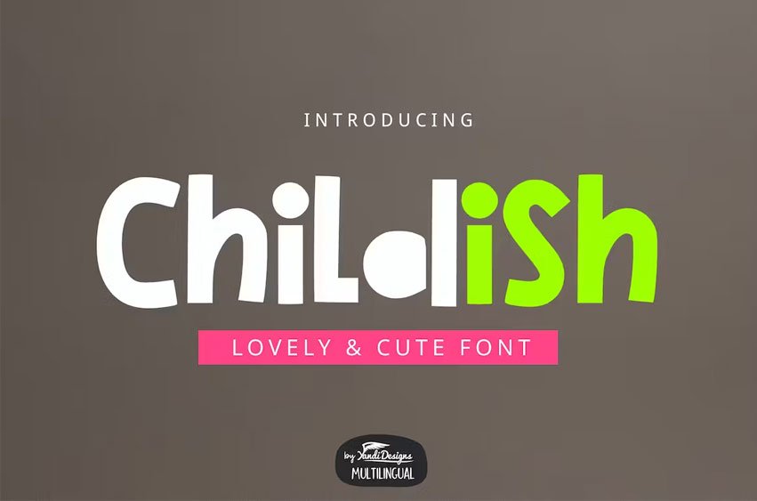 Childish Lovely Font