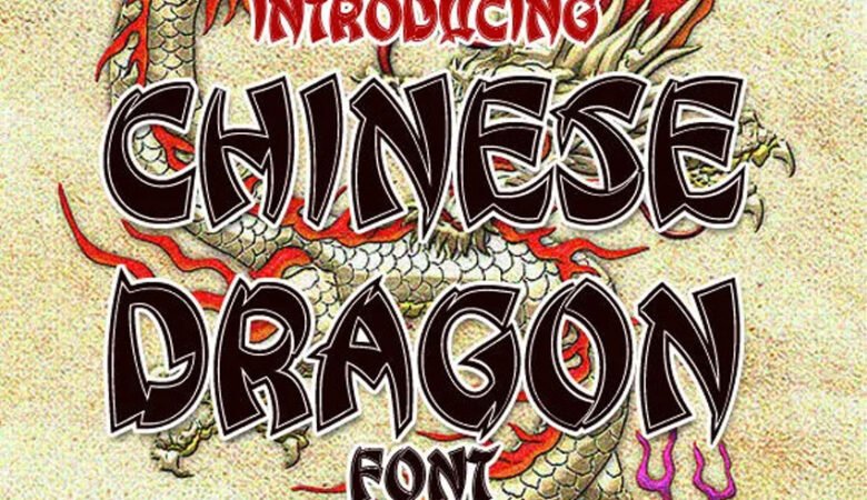 Chinese Dragon Font