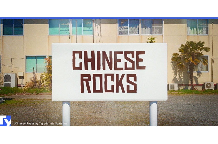 Chinese Rocks Font