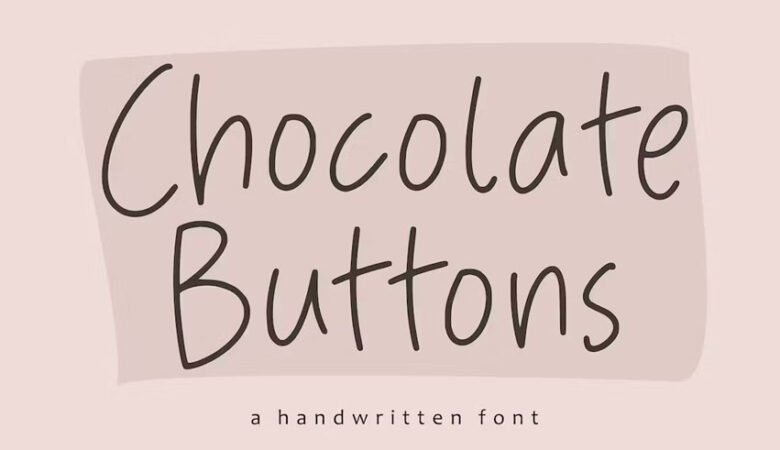 Chocolate Buttons Font