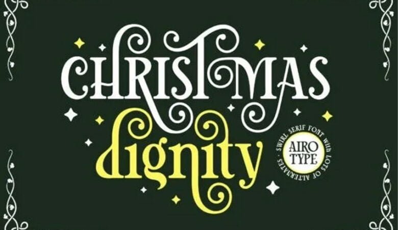 Christmas Dignity Font