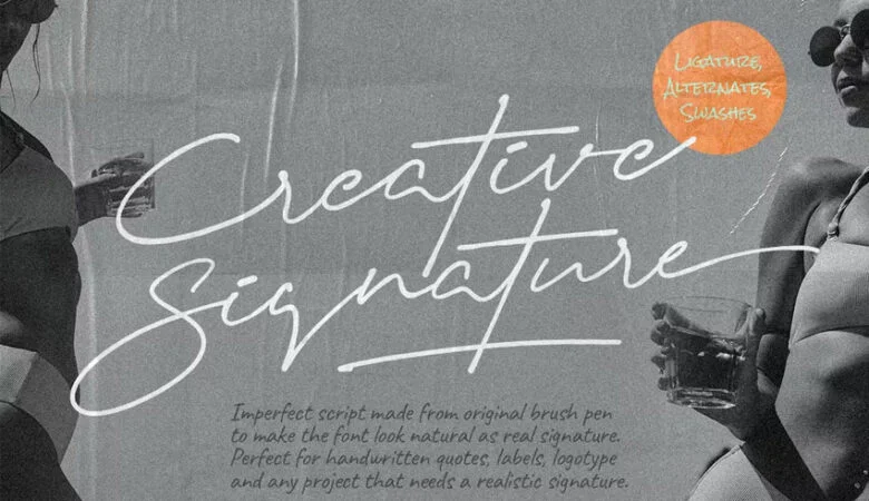 Creative Signature Font