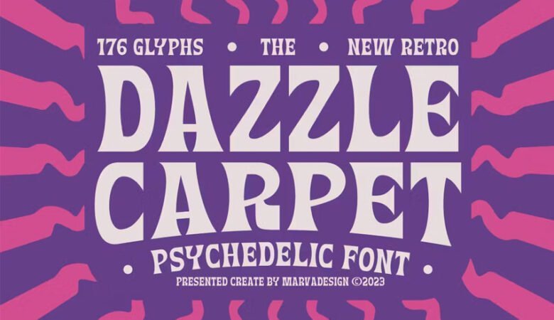 Dazzle Carpet Font