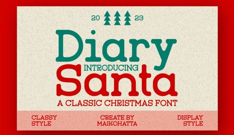 Diary Santa Font
