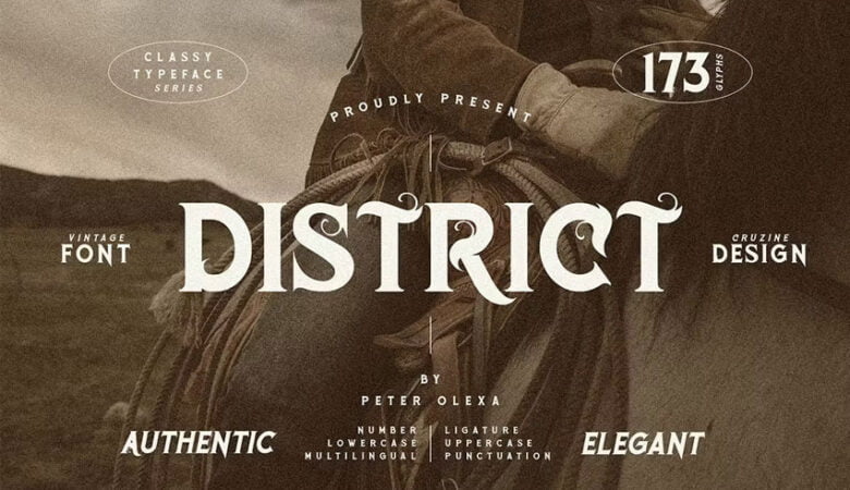 District Font