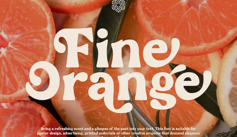 Fine Orange Font