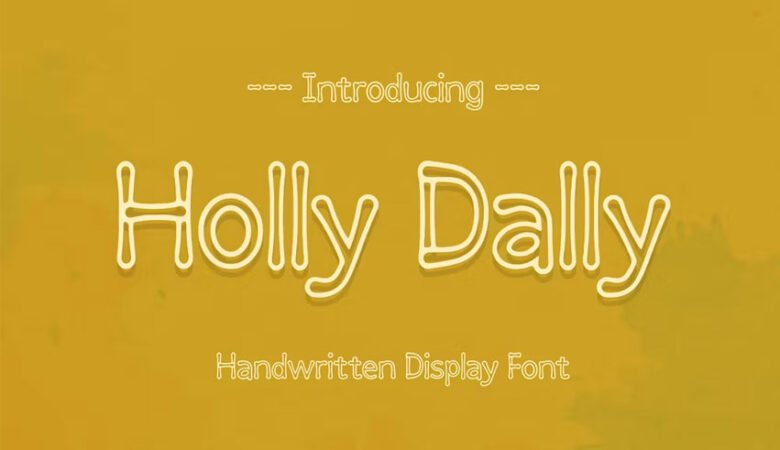 Holly Dally Font