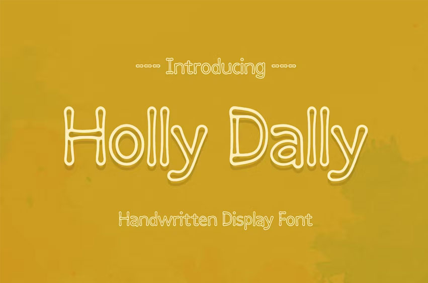 Holly Dally Font