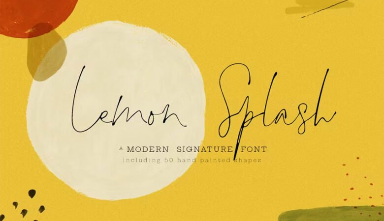 Lemon Splash Font