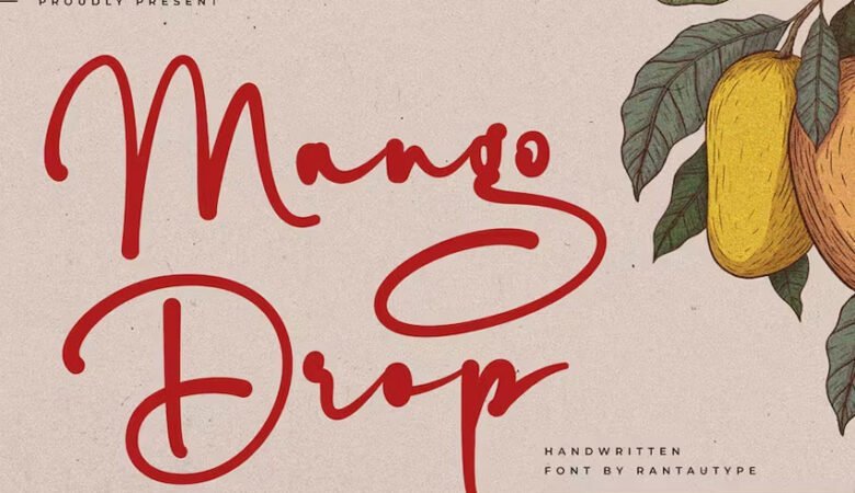 Mango Drop Font