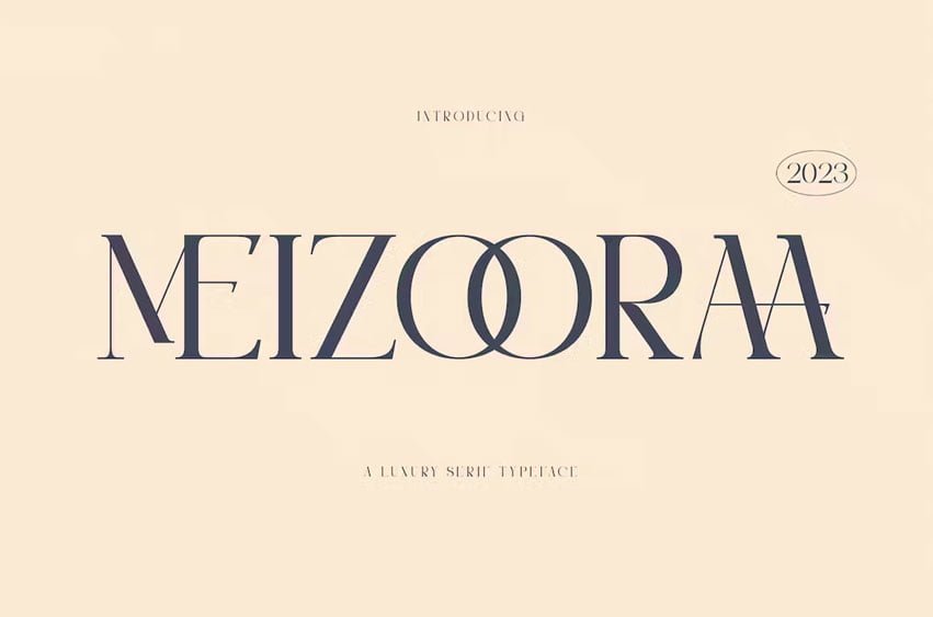 Meizooraa Font