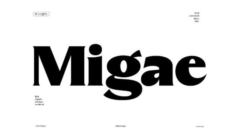 Migae Font