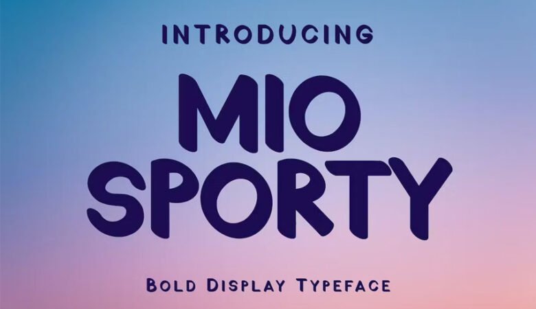 Mio Sporty Font