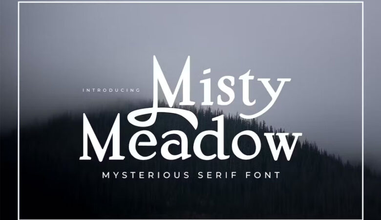 Misty Meadow Font