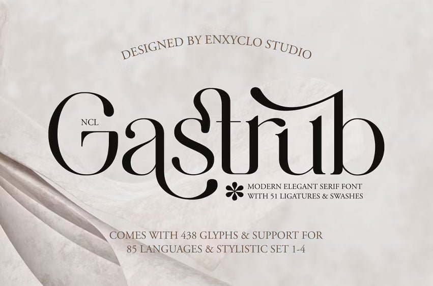 NCL Gastrub Font