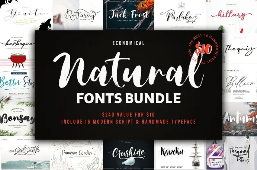 Natural Bundle Font