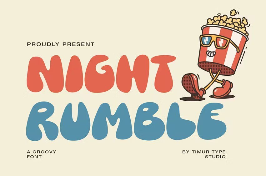 Night Rumble Font