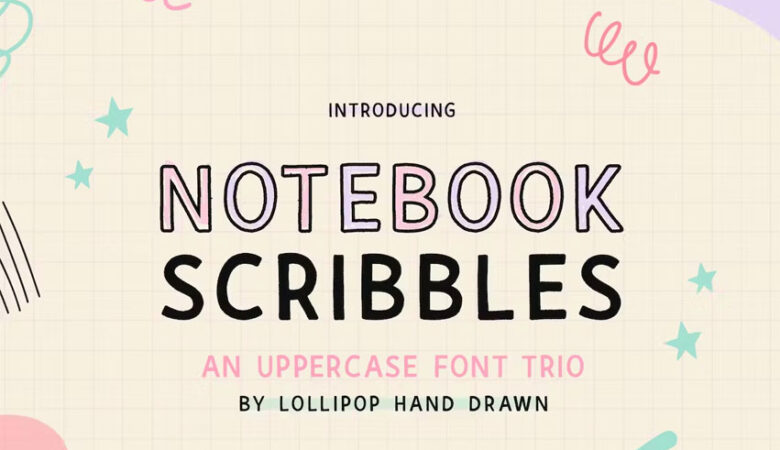Notebook Scribbles Font