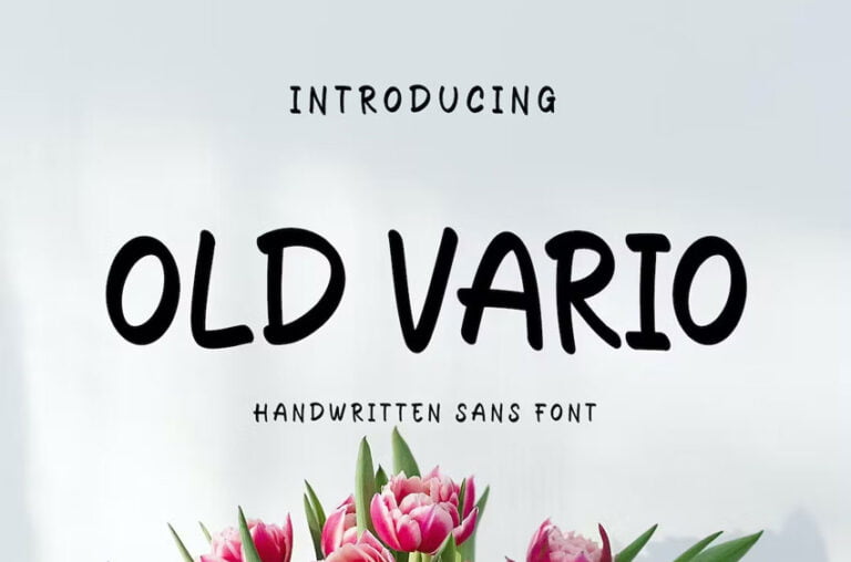 Old Vario Font - FreeDaFonts