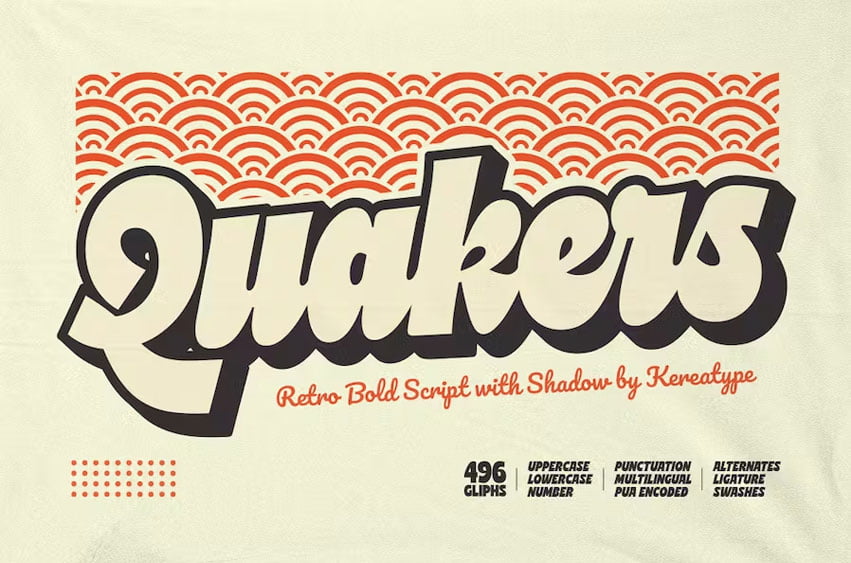 Quakers Font