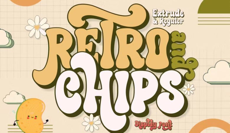 Retro and Chips Font