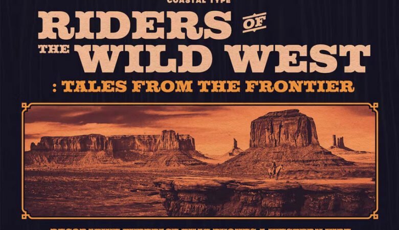 Riders of the Wild West Font