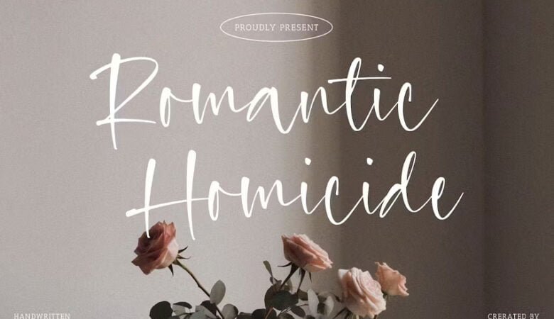 Romantic Homicide Font