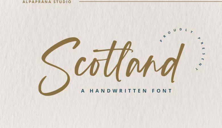 Scotland Font