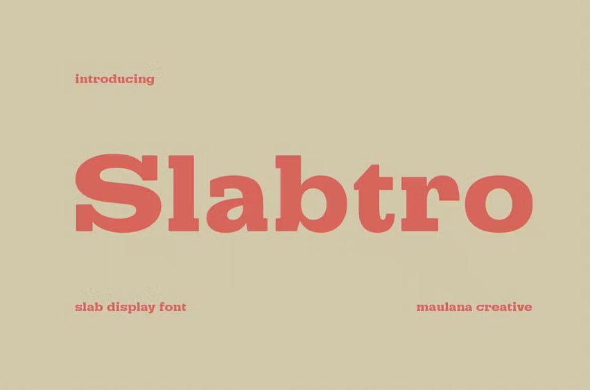 Slabtro Font