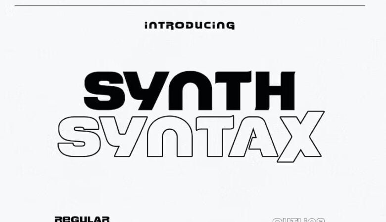 SynthSyntax Font