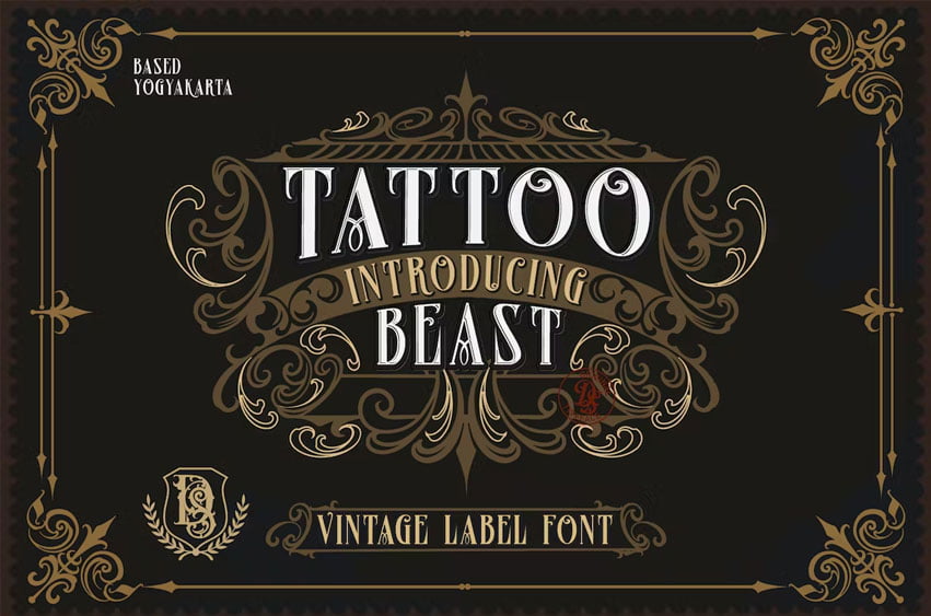 Tattoo Beast Font