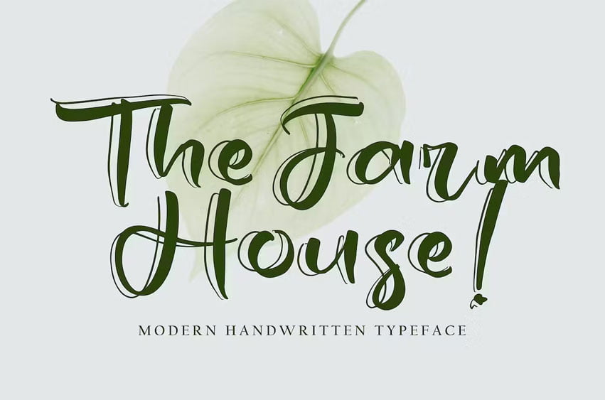 The Farm House Font