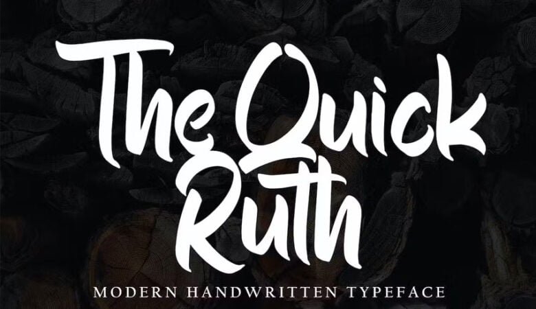 The Quick Ruth Font