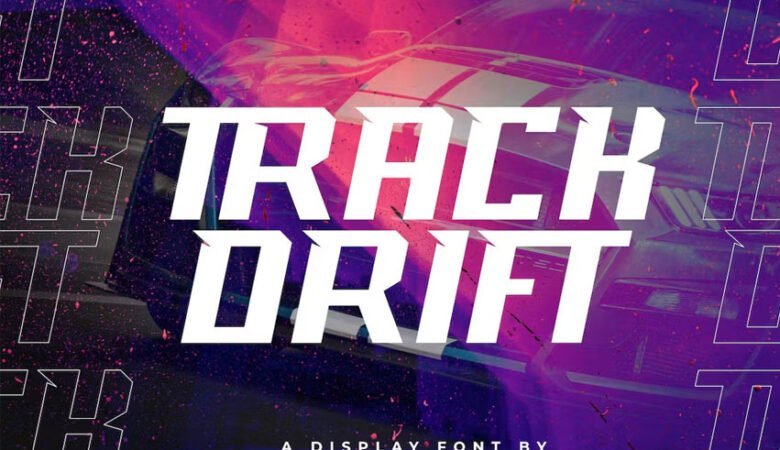 Track Drift Font