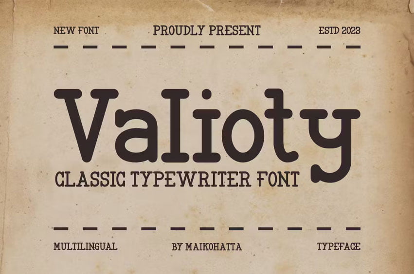 Valioty Font