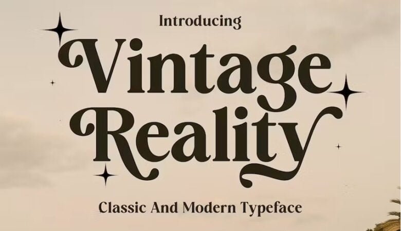 Vintage Reality Font