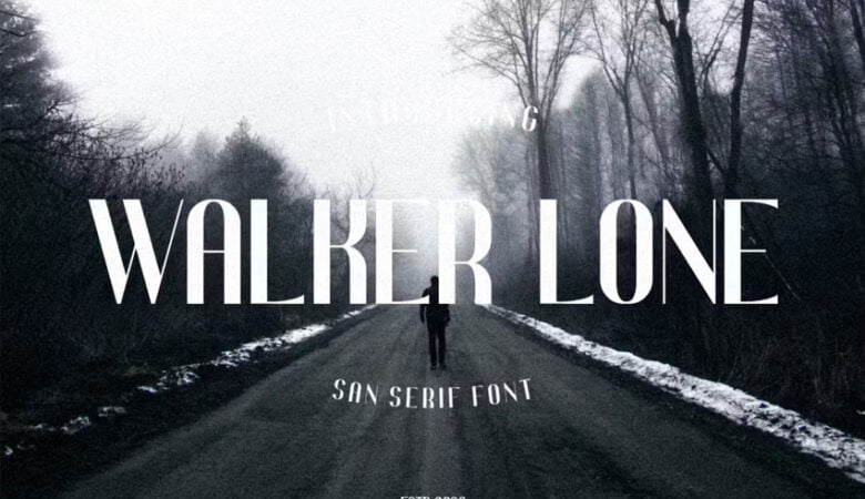 Walker lone Font