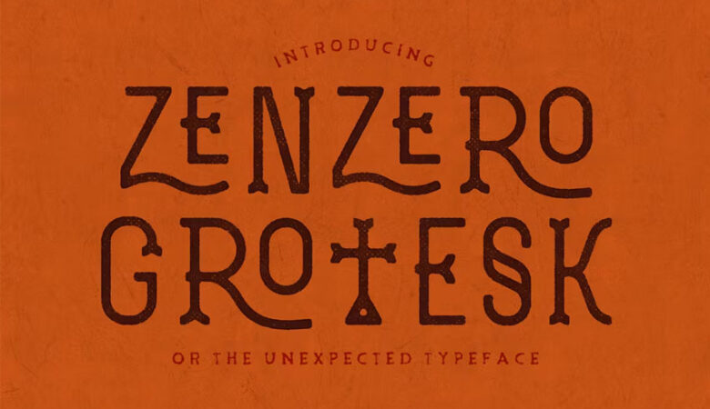 Zenzero Grotesk Typeface Font