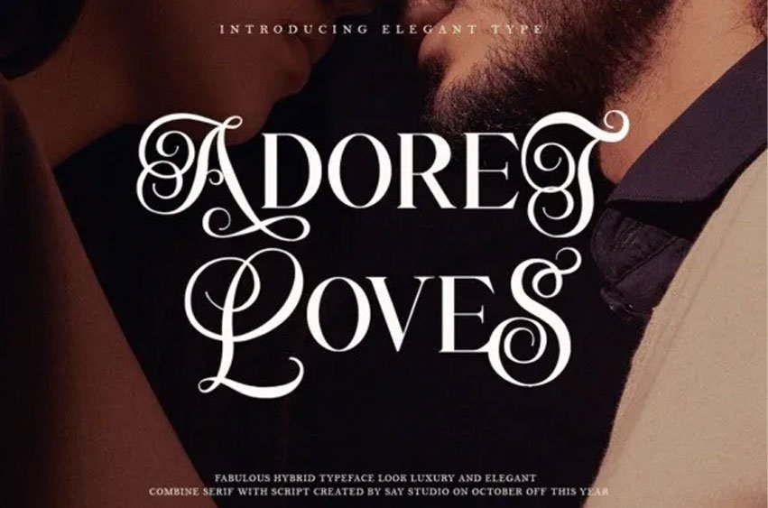 Adoret Loves Font
