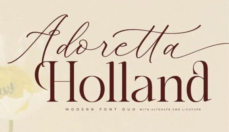 Adoretta Holland Font