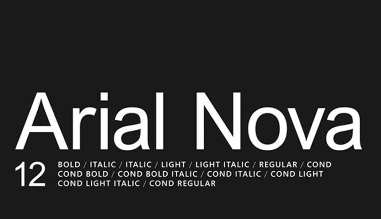 Arial Nova Font