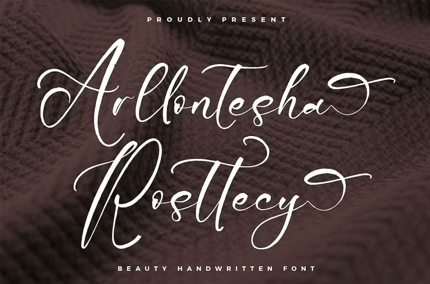 Arllontesha Rosttecy Font