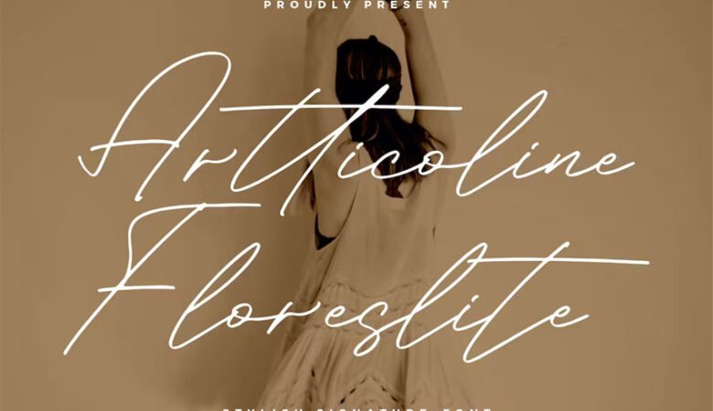 Artticoline Floreslite Font