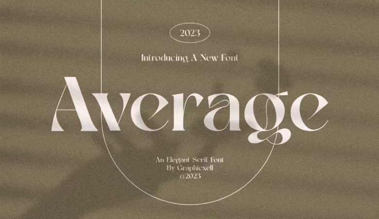Average Elegant Font