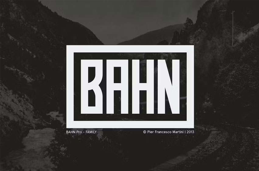 Bahn Pro Font