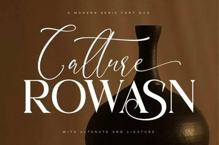 Calture Rowasn Font